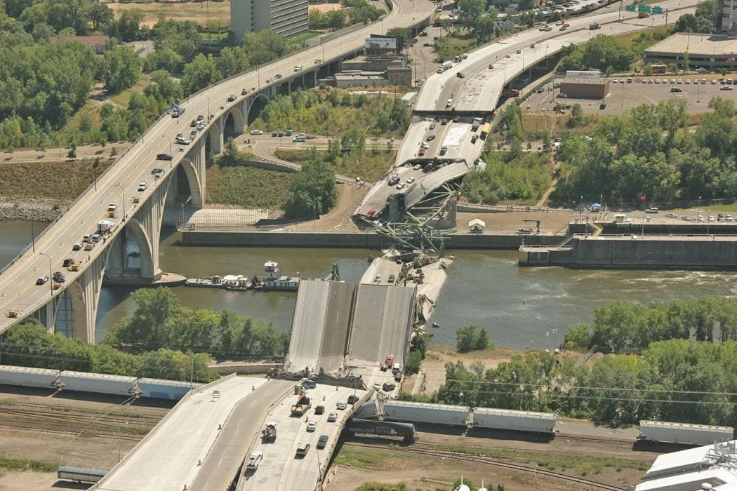 Bridge collapse